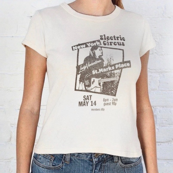Brandy Melville Tops - New York Electric Circus Graphic T-Shirt